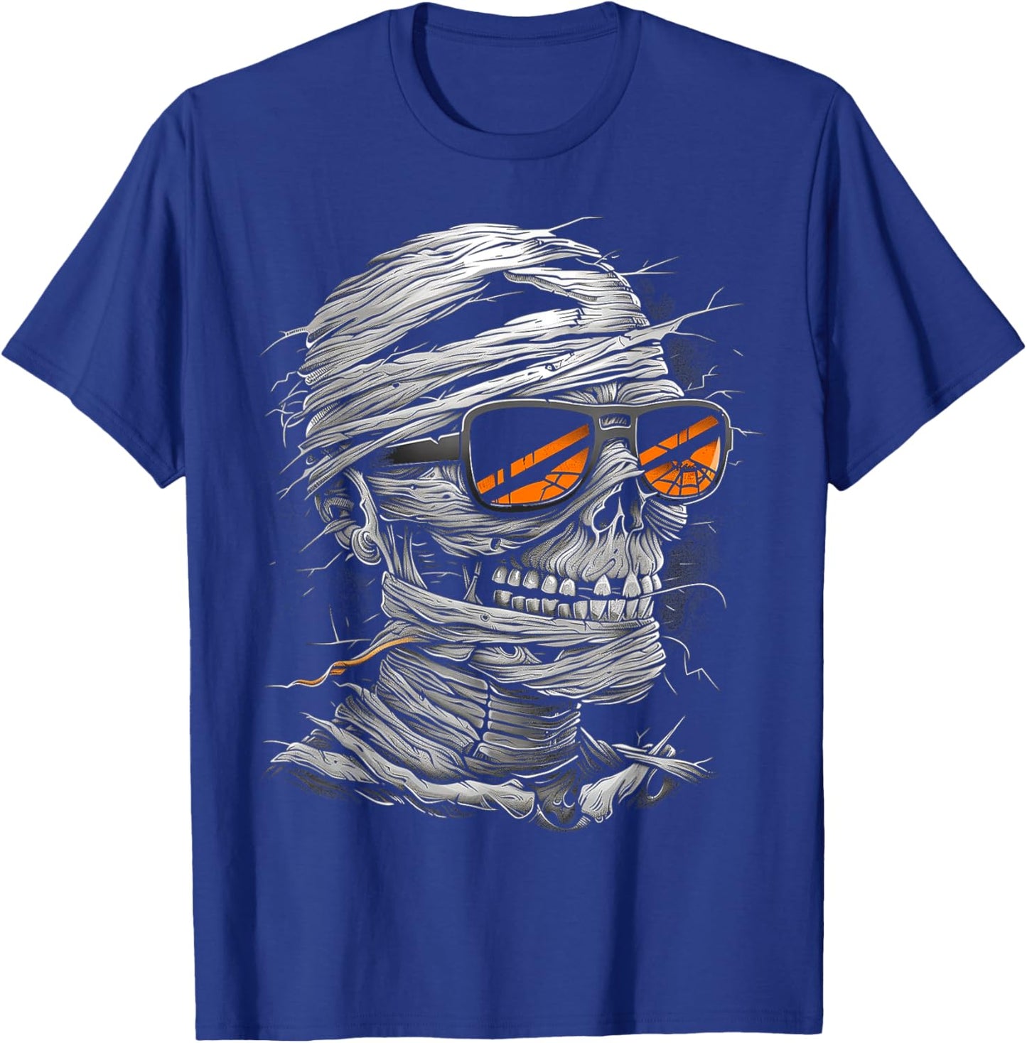 Mummy Costume Halloween Graphic Art Mummy T-Shirt - T-Shirt | Royal