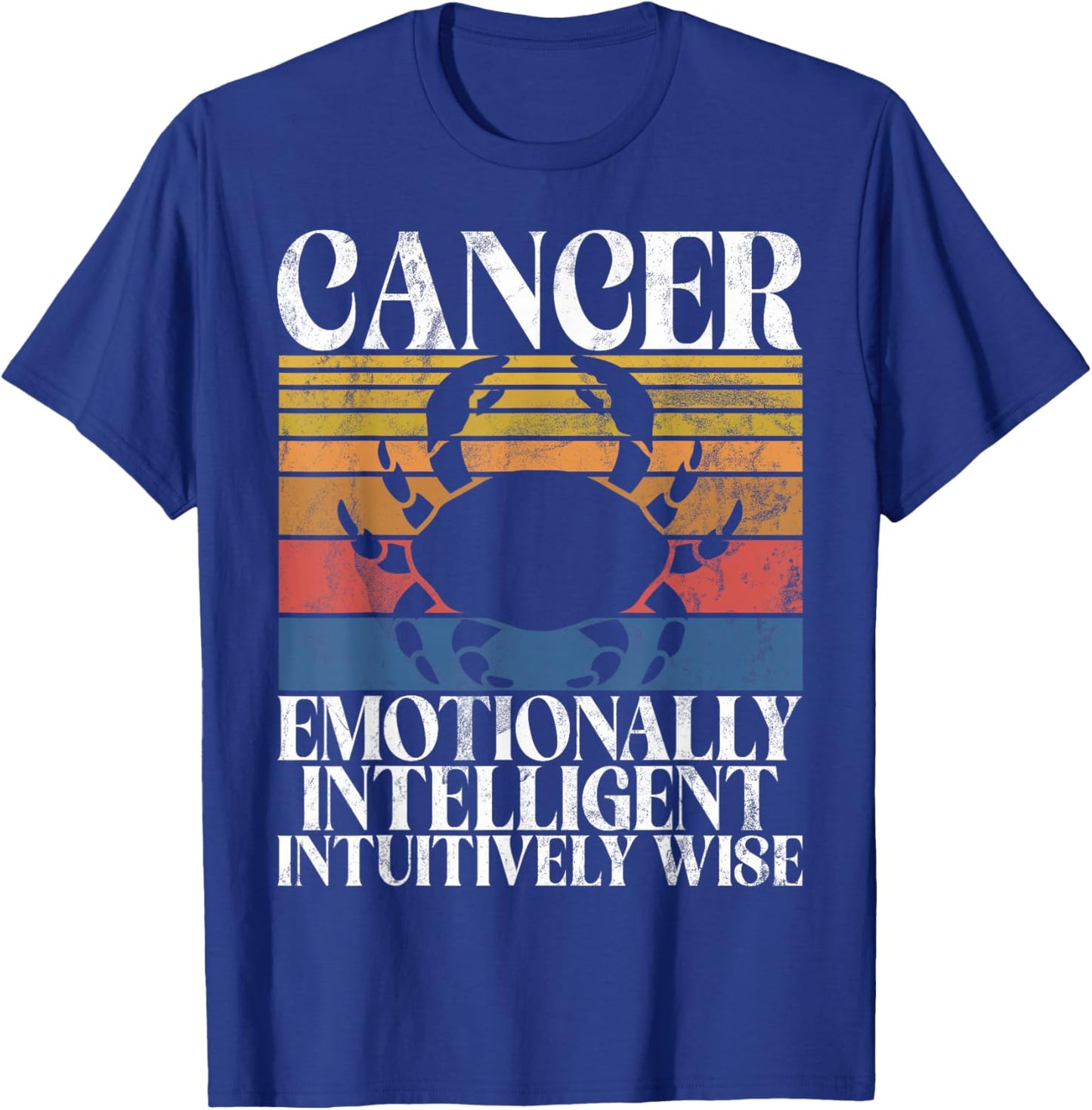 Cancer emotionally intelligent intuitively Wise Cancer T-Shirt - T-Shirt | Royal