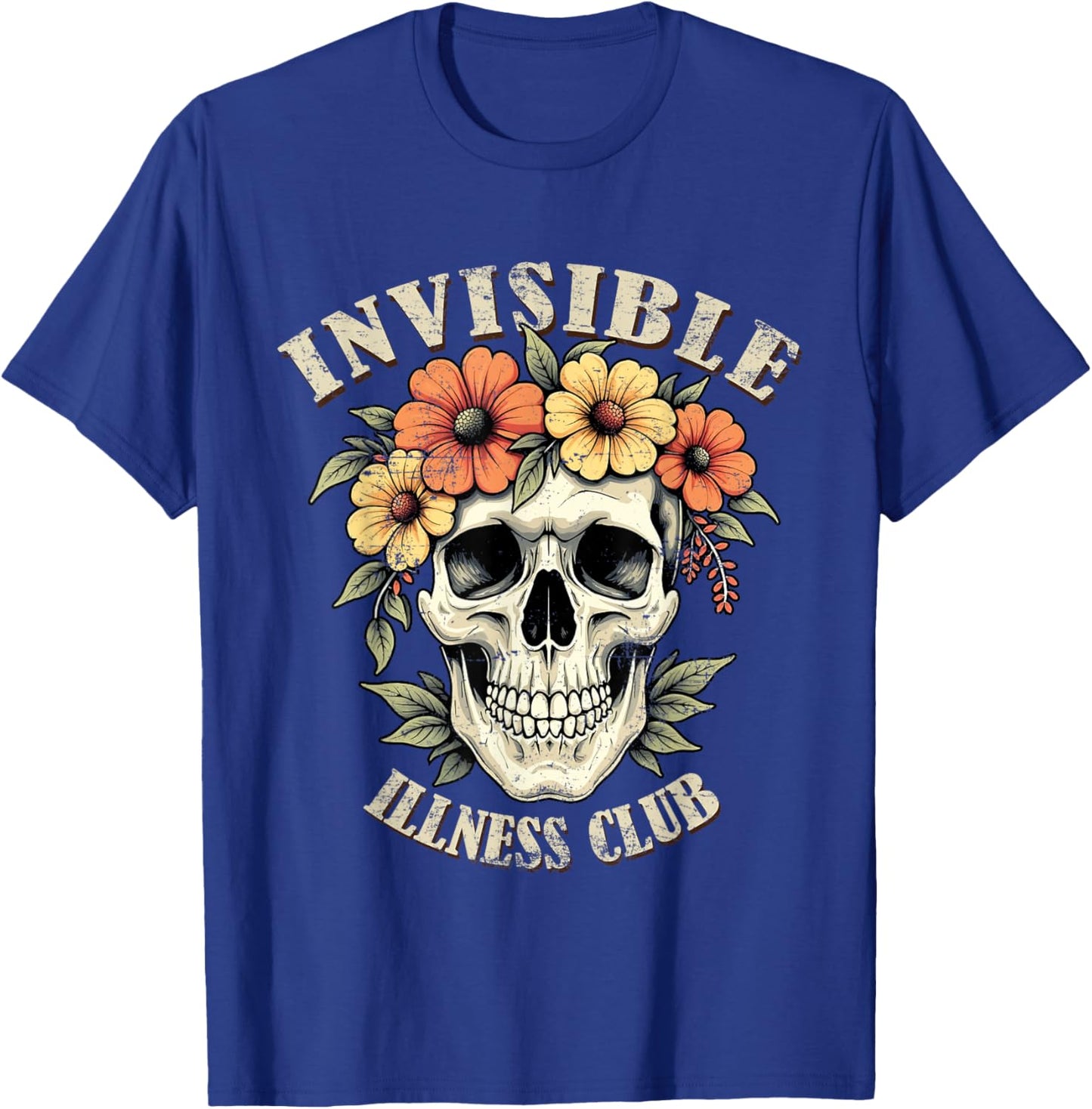Invisible Illness Club - Chronic Illness Awareness Family T-Shirt - T-Shirt | Royal