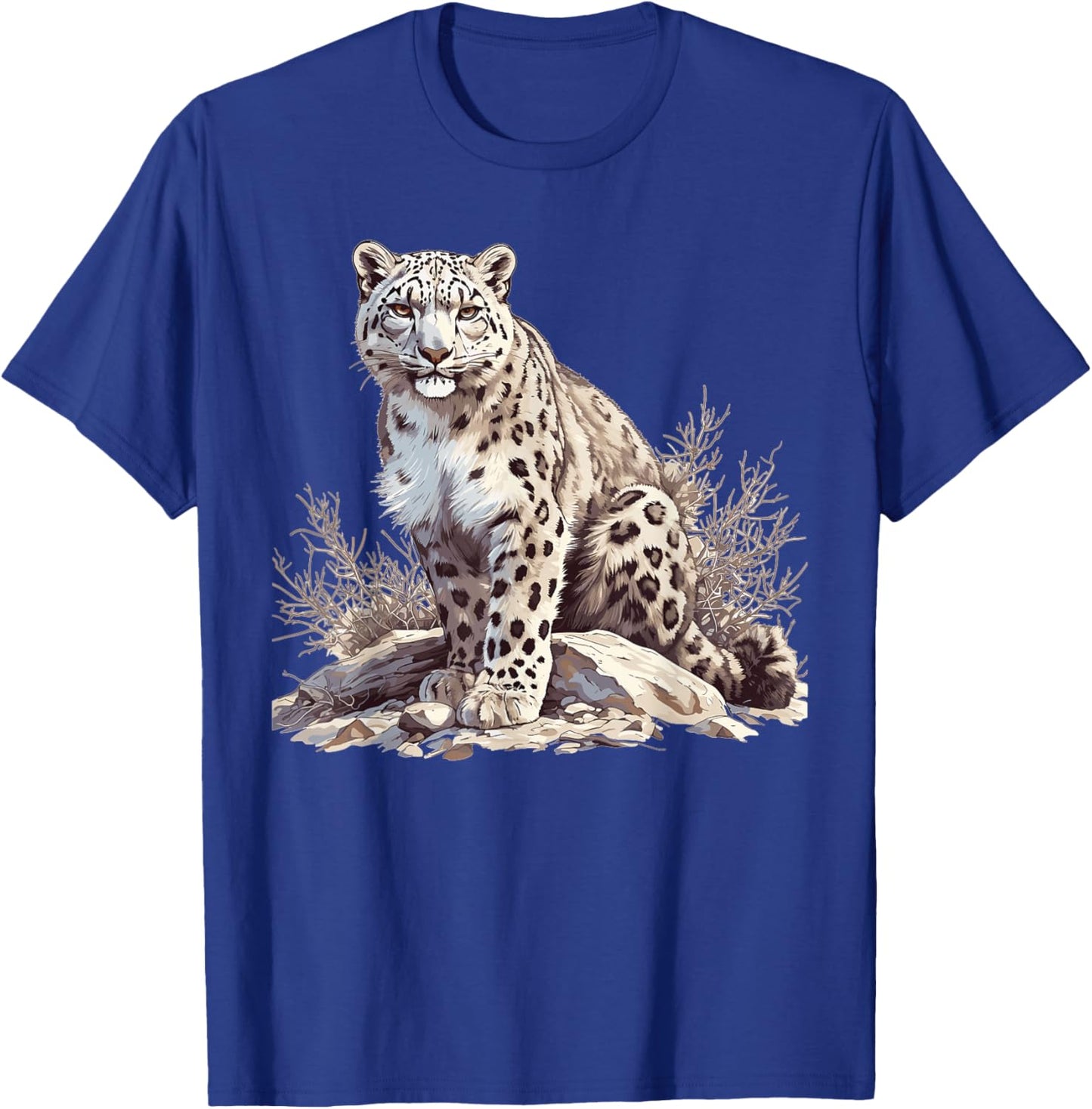 Snow Leopards Lovers Snow Leopard T-Shirt - T-Shirt | Royal