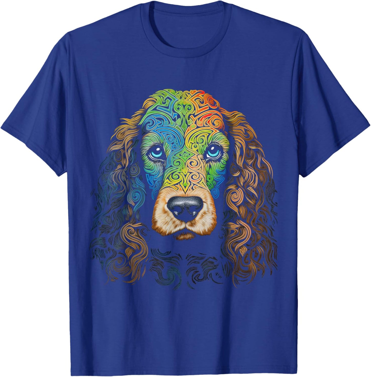 Cocker Spaniel Graphic Pet Art Dog Cocker Spaniel Men Women Kids T-Shirt - T-Shirt | Royal