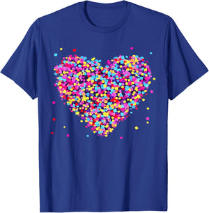 Valentine's Day Heart Costume Love Design T-Shirt - T-Shirt | Royal