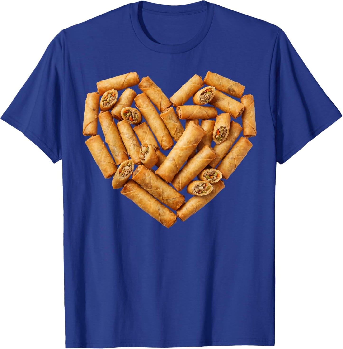 Lumpia Heart Filipino Food T-Shirt - T-Shirt | Royal