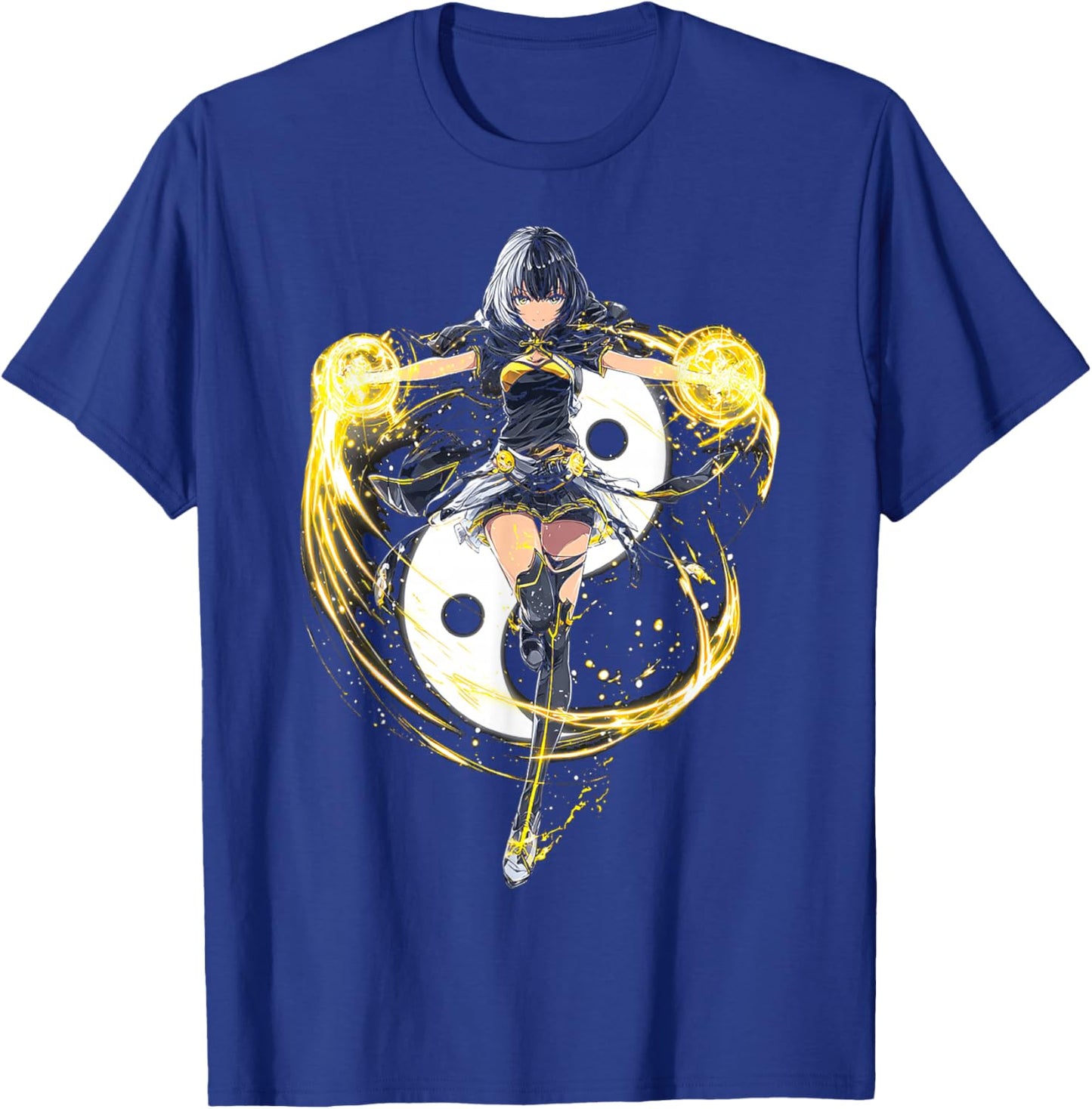 Anime Yin et Yang T-Shirt - T-Shirt | Royal