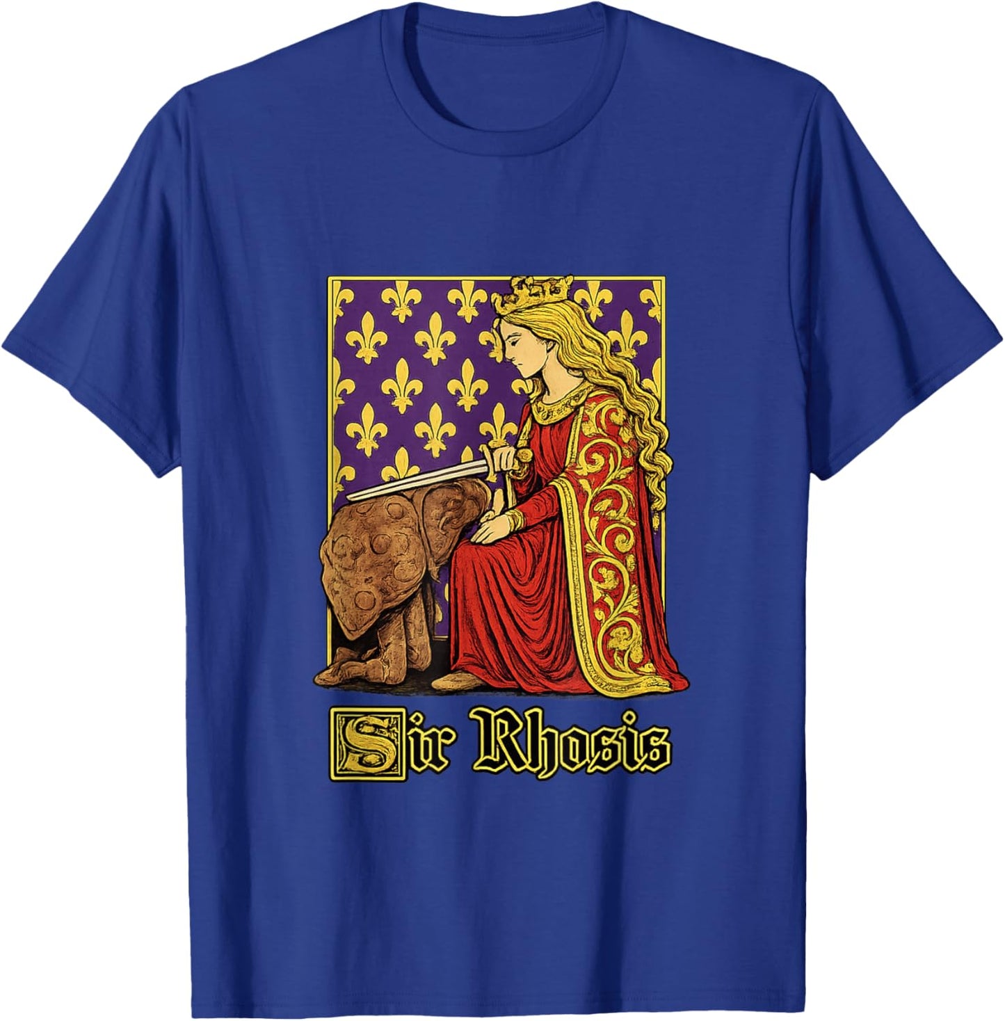 Sir Rhosis Lustiger Gen-Z-Brainrot-Meme, schlüpfriger Humor-Slang-Gag T-Shirt - T-Shirt | Royal