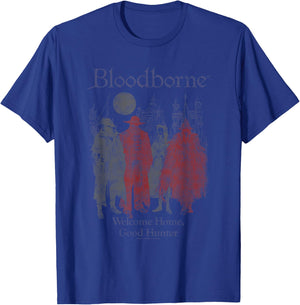 Bloodborne Welcome Home Good Hunter Video Game T-Shirt - T-Shirt | Royal