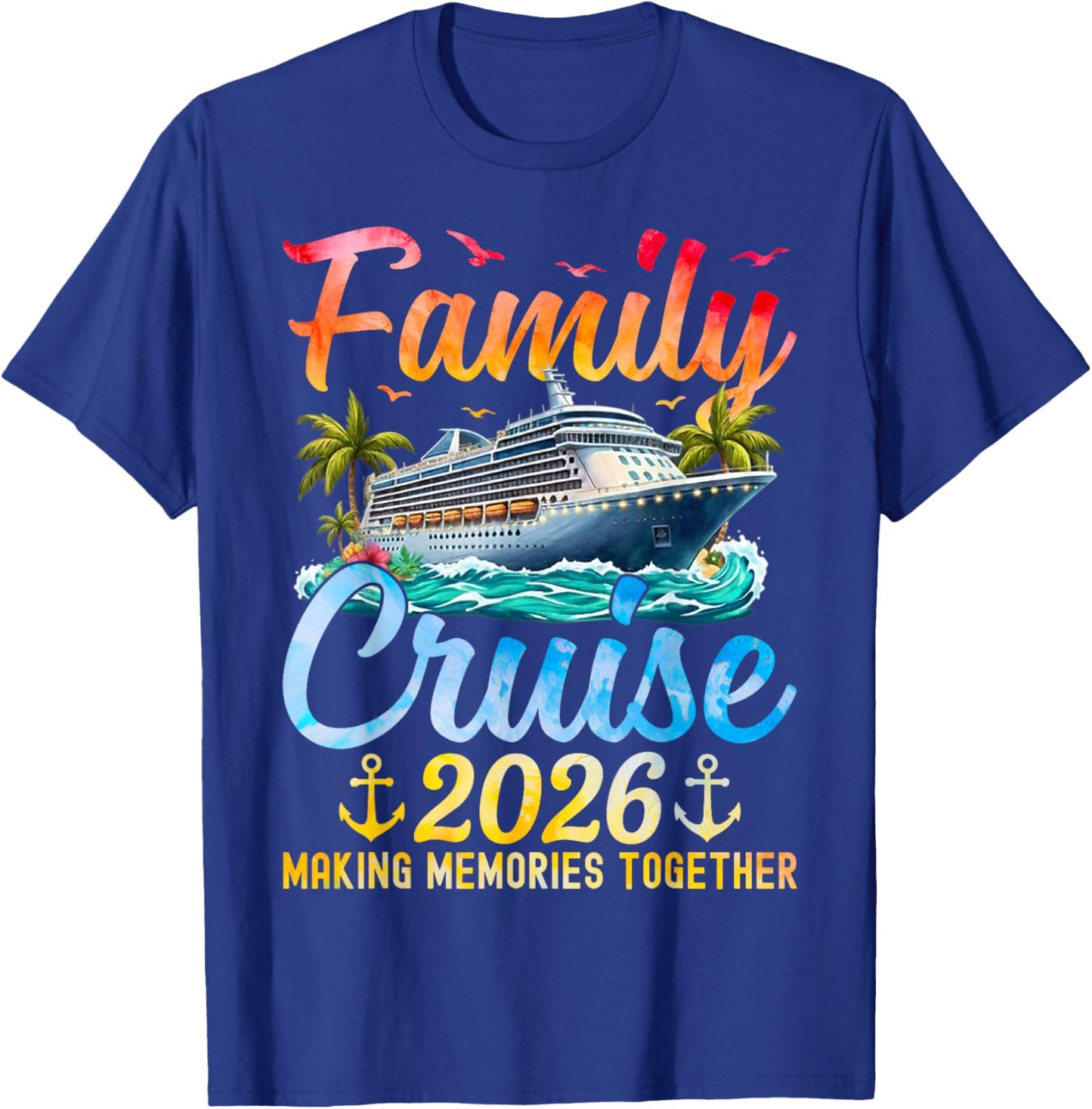 Cruise Ship T-Shirt - T-Shirt | Royal