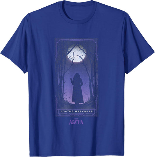Marvel Agatha All Along Purple Agatha Tarot Card Vintage T-Shirt - T-Shirt | Royal