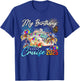 My Birthday Cruise 2025 MYN -Adult Black Small Short Sleeve Classic Fit Lightweight T-Shirt - T-Shirt | Royal