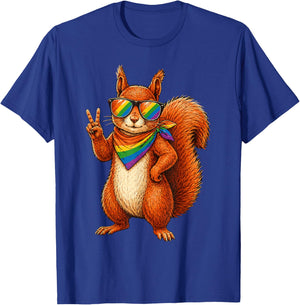 LGBT Squirrel Proud LGBT Pride T-Shirt - T-Shirt | Royal