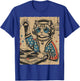 Cat Dj Turntable Vintage Kitten Disco Music Men Women Kids T-Shirt - T-Shirt | Royal