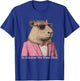 In October We Wear Pink Funny Capybara T-Shirt - T-Shirt | Royal