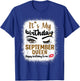 Its My Birthday September Queen Happy Birthday to Me Leopard T-Shirt - T-Shirt | Royal