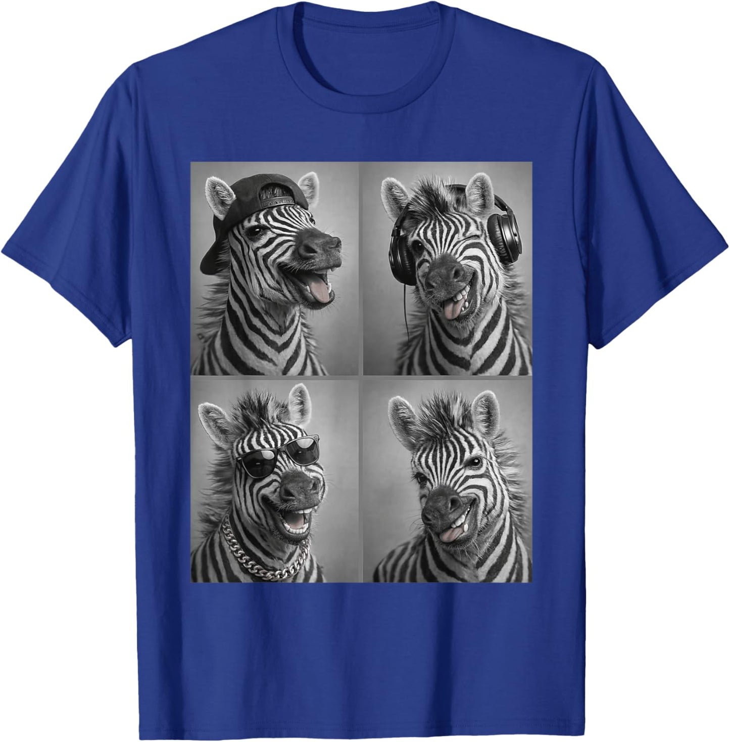Zebra T-Shirt - T-Shirt | Royal
