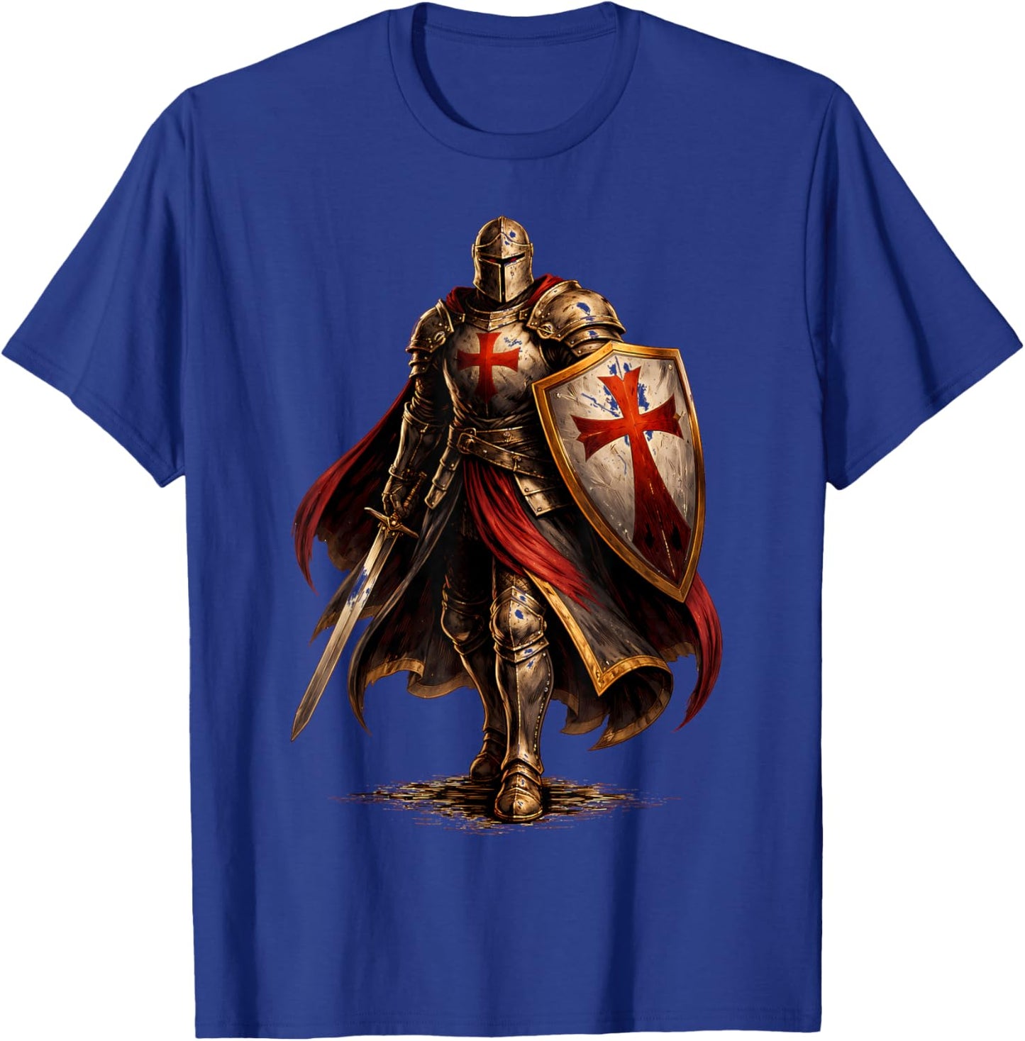Hospitaller Knight Medieval Templar T-Shirt - T-Shirt | Royal