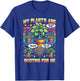 My Plants Are Rooting For Me Plant Gardener Gardening T-Shirt - T-Shirt | Royal