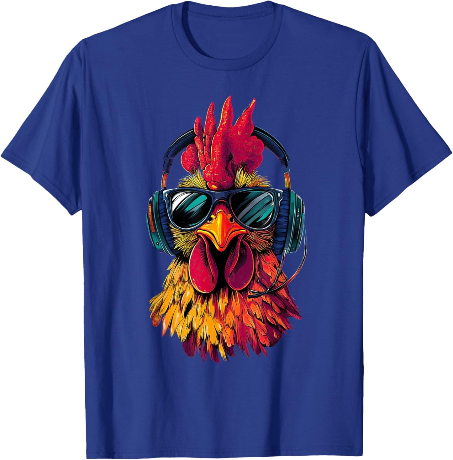 Funny Chicken cool Graffiti Urban art street T-Shirt - T-Shirt | Royal