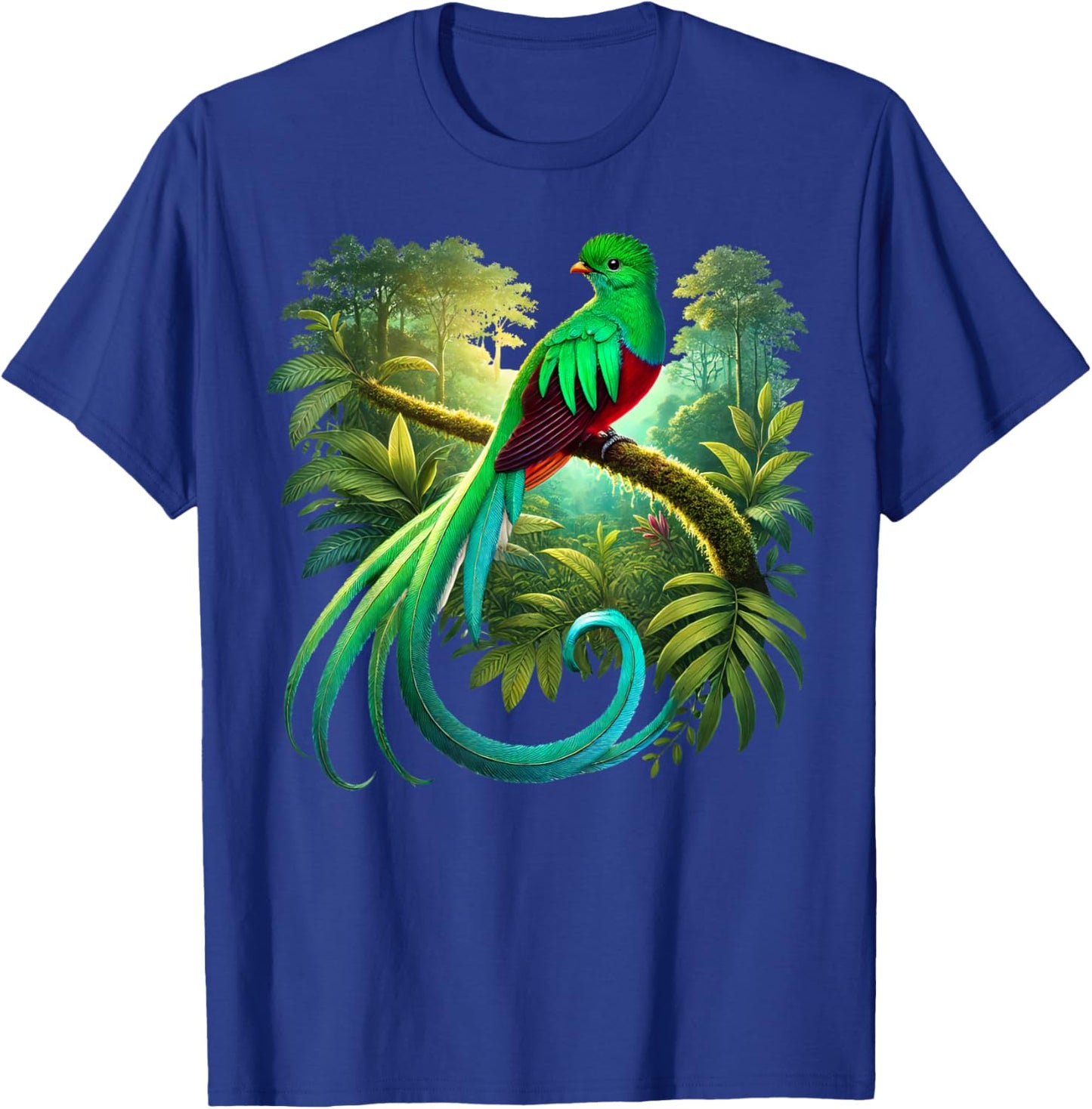 Quetzal Guatemala Chapin Antigua Tikal Tradicional Maya 502 T-Shirt - T-Shirt | Royal