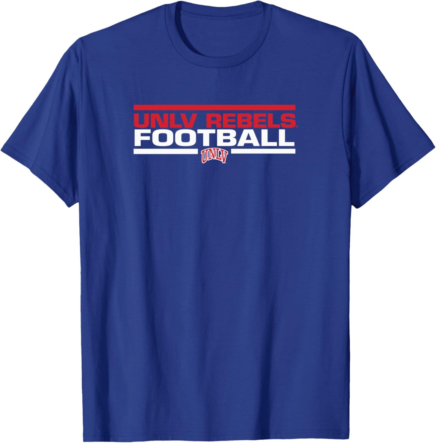 UNLV Rebels Football Tackle Black Officially Licensed T-Shirt - T-Shirt | Royal