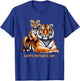 Mom And Baby Tiger Happy Mothers Day Mama Wife Grandma Women T-Shirt - T-Shirt | Royal