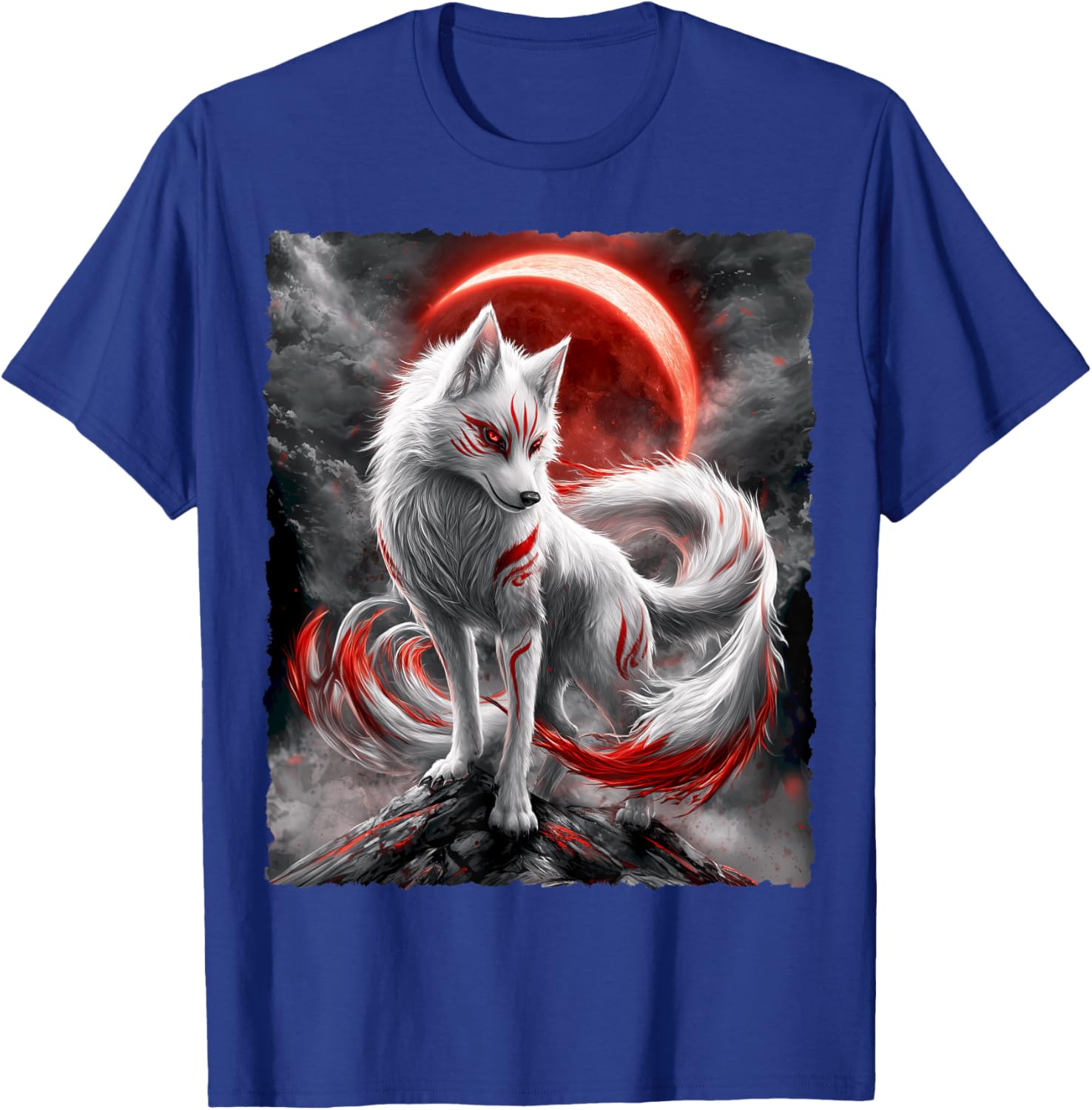 Kitsune Fuchs Spirituelle Yokai Kunst T-Shirt - T-Shirt | Royal