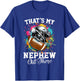 That's My Nephew Out There Football Aunt T-Shirt - T-Shirt | Royal