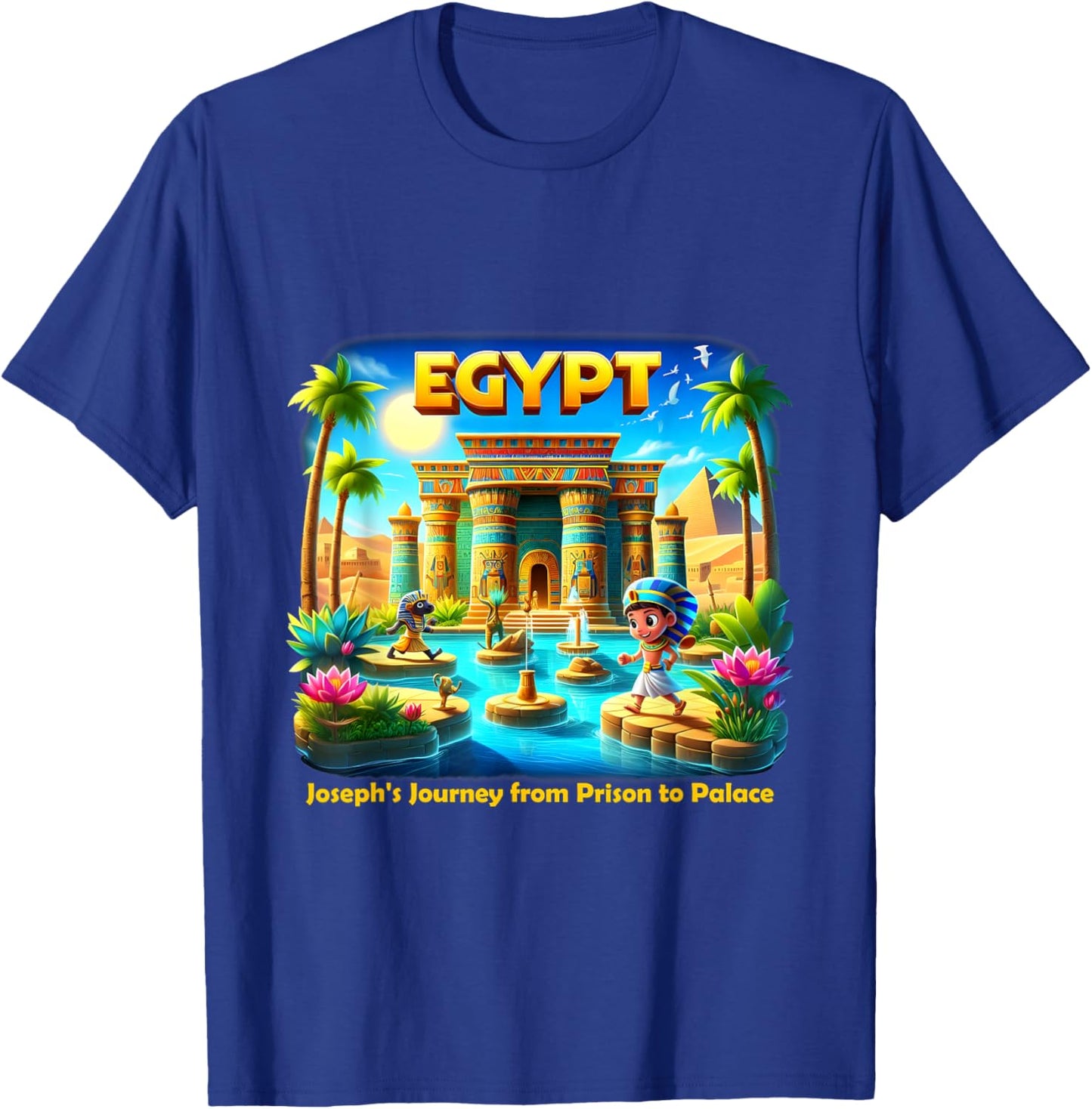 VBS 2025 Camp Youth Trip Egypt Adventure Kids T-Shirt - T-Shirt | Royal