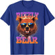Rizzly Bear Cool Bear Wearing Sunglasses Funny Rizz for Boys T-Shirt - T-Shirt | Royal
