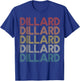 Dillard Retro Vintage T-Shirt - T-Shirt | Royal