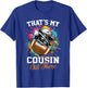 That's My Cousin Out There Football T-Shirt - T-Shirt | Royal