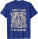 Vintage Retro Dont Fear The Reaper Halloween Graphic T-Shirt - T-Shirt | Royal