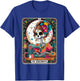 The Sew-ciopath Funny Tarot Card Sewing Skeleton T-Shirt - T-Shirt | Royal