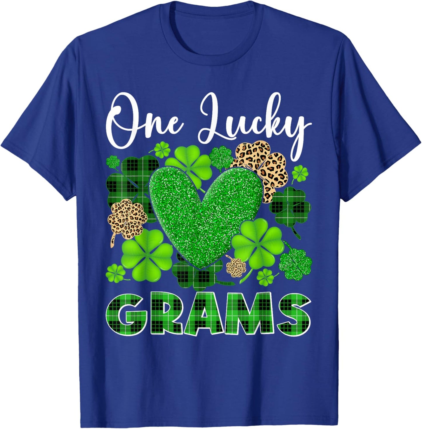 Happy St Patricks Day One Lucky Grams T-Shirt - T-Shirt | Royal