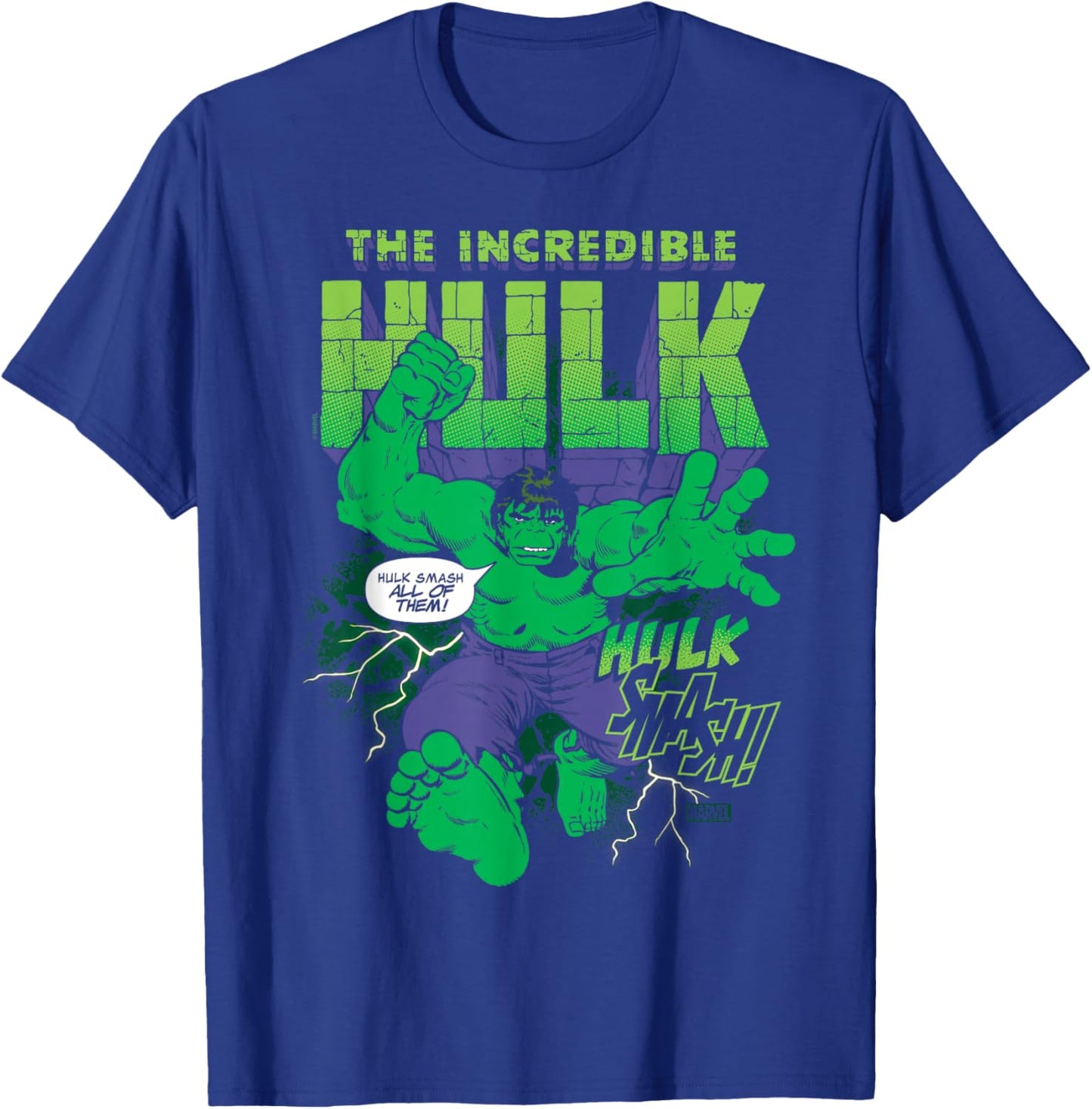 Hulk - Wrestling T-Shirt - T-Shirt | Royal