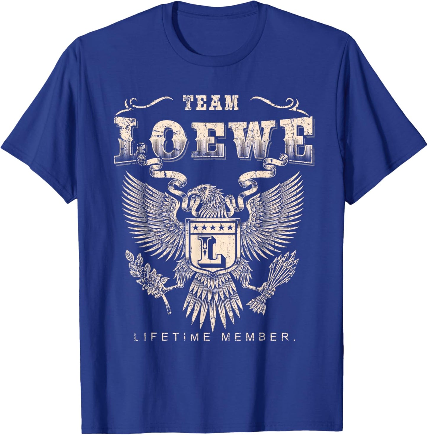 Team Loewe Lifetime Member - Loewe Name T-Shirt - T-Shirt | Royal