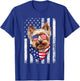 Yorkie American Flag USA Patriotic 4th of July T-Shirt - T-Shirt | Royal
