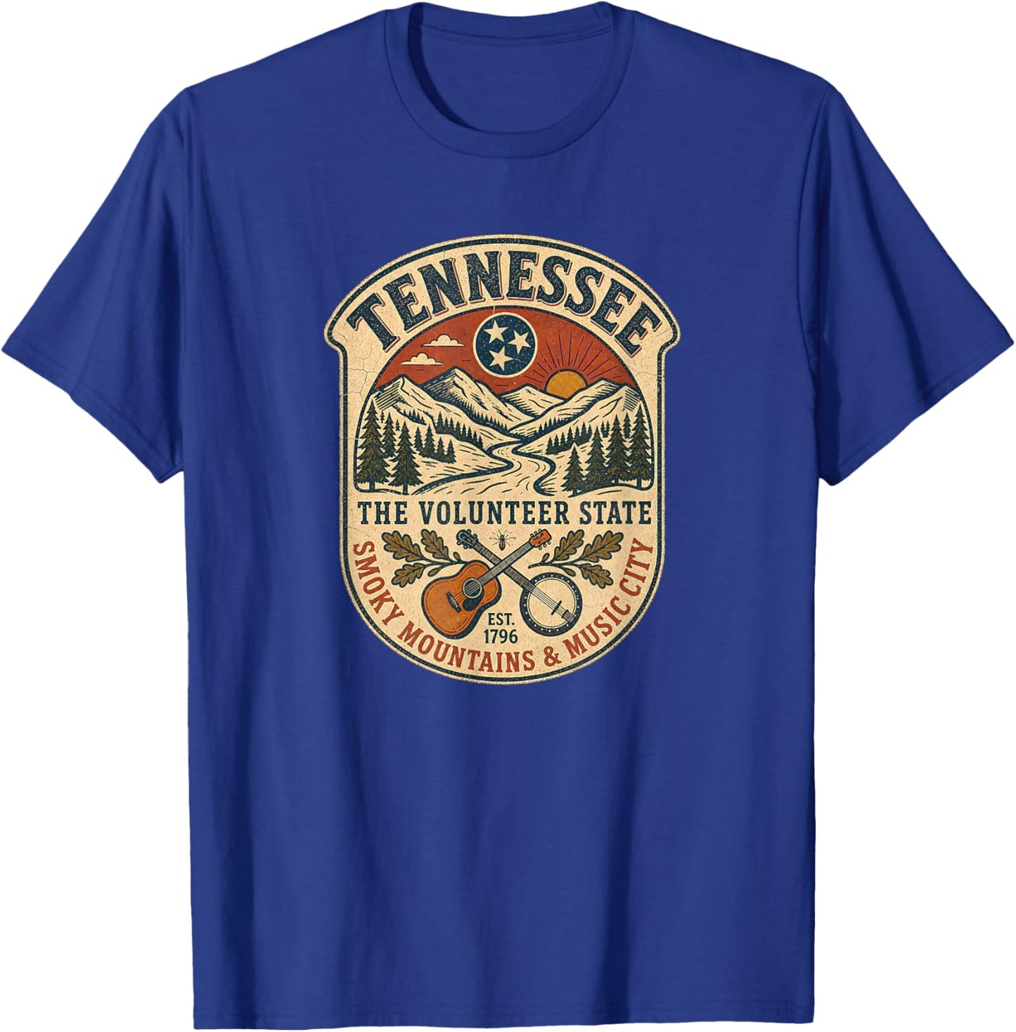 Vintage Tennessee T-Shirt - T-Shirt | Royal