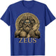 Greek Mythology Dark God Zeus Gothic Greece Ancient T-Shirt - T-Shirt | Royal