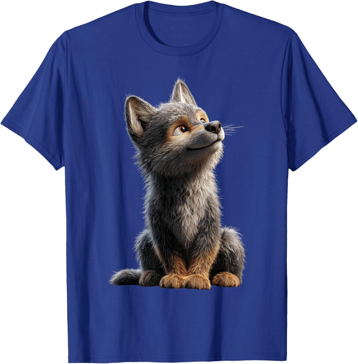Wolf Motif I Love Wolves Wolf Pack Wild Grey Wulf Dog Wolf T-Shirt - T-Shirt | Royal