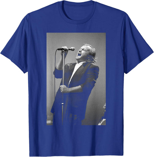 Genesis Phil Collins Singing Invisible Touch World Tour T-Shirt - T-Shirt | Royal