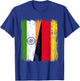 India Germany Half Flag Indian German Heritage T-Shirt - T-Shirt | Royal
