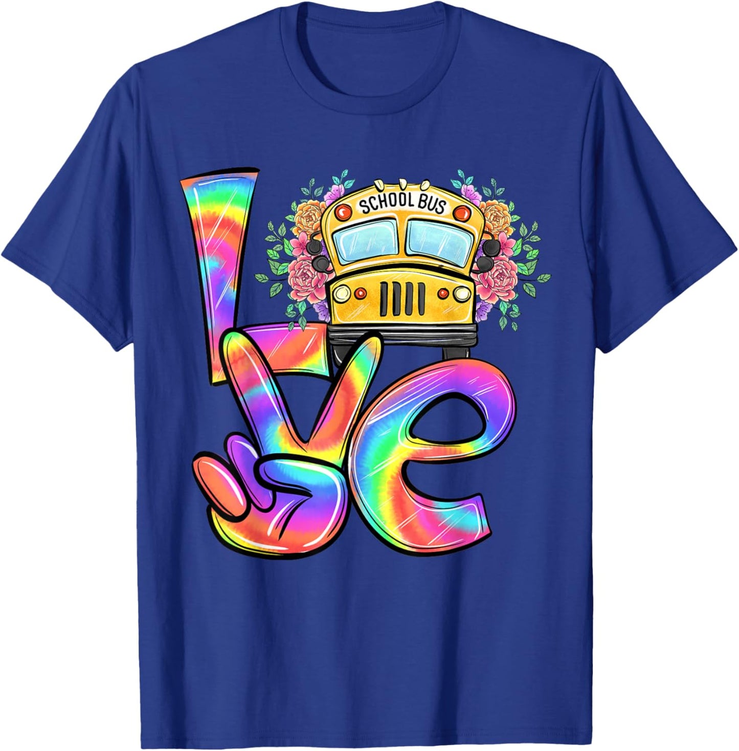 Cute Funny Patient Loving School Bus Driver Appreciation T-Shirt - T-Shirt | Royal