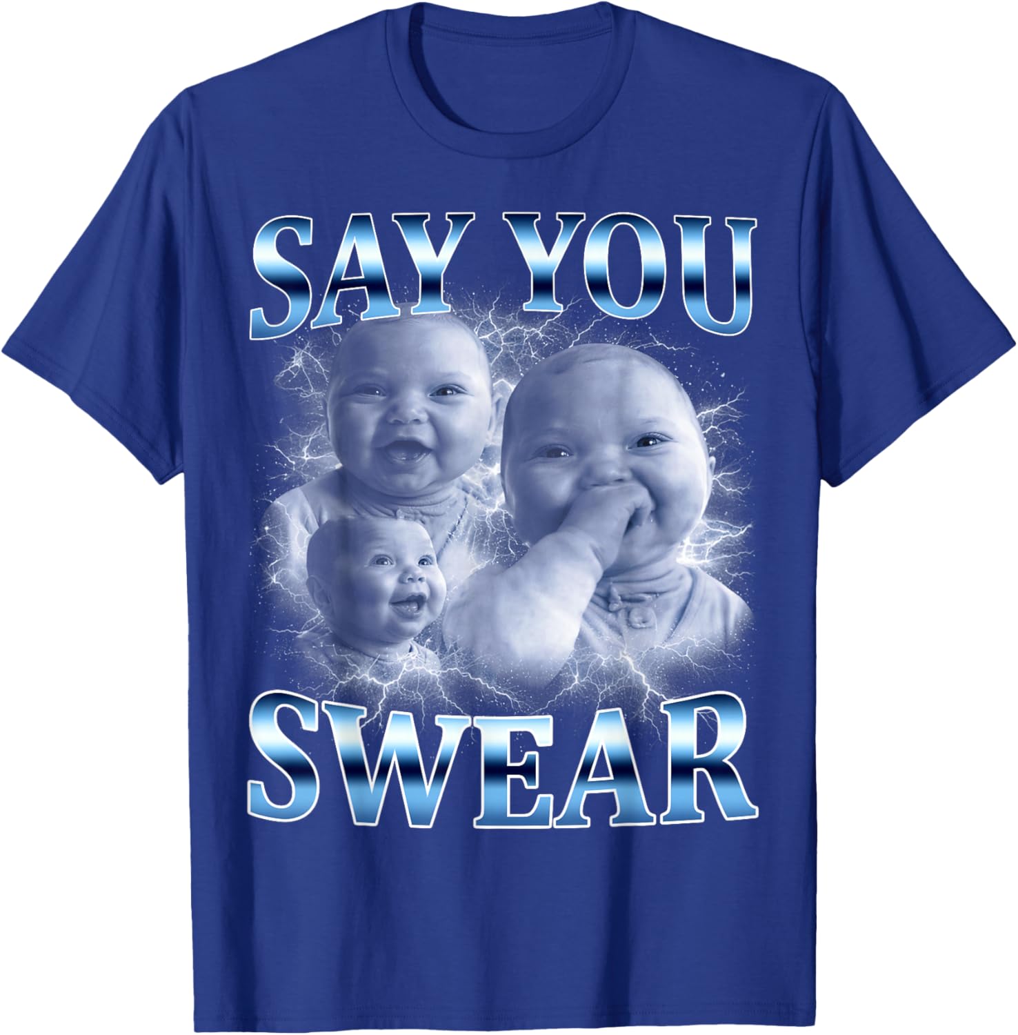 Back Laugh Genz T-Shirt - T-Shirt | Royal