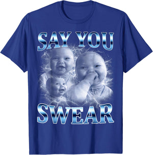 Back Laugh Genz T-Shirt - T-Shirt | Royal