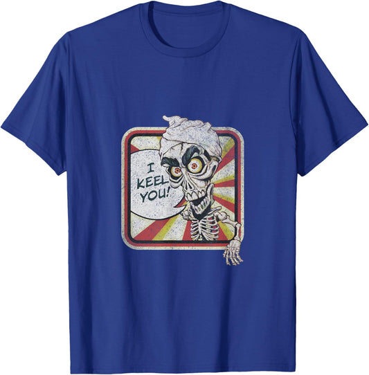 Jeff Dunham Achmed The Dead Terrorist Retro Washed , Black, Small, Short Sleeve, Crew Collar, Polyester 100% T-Shirt - T-Shirt | Royal