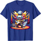 Disco Ball Guitar Axolotl T-Shirt - T-Shirt | Royal