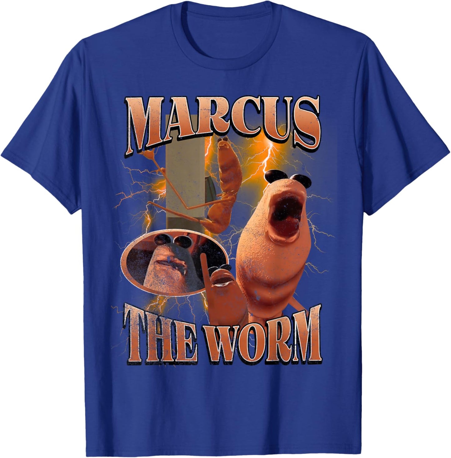 Marcus The Worm T-Shirt - T-Shirt | Royal