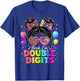 Bruh I'm Double Digits 10th Birthday Girls 10 Year Old Bday T-Shirt - T-Shirt | Royal