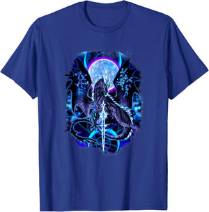 Ruth Thompson Art, Dragon Dragonblade Nightblade T-Shirt - T-Shirt | Royal