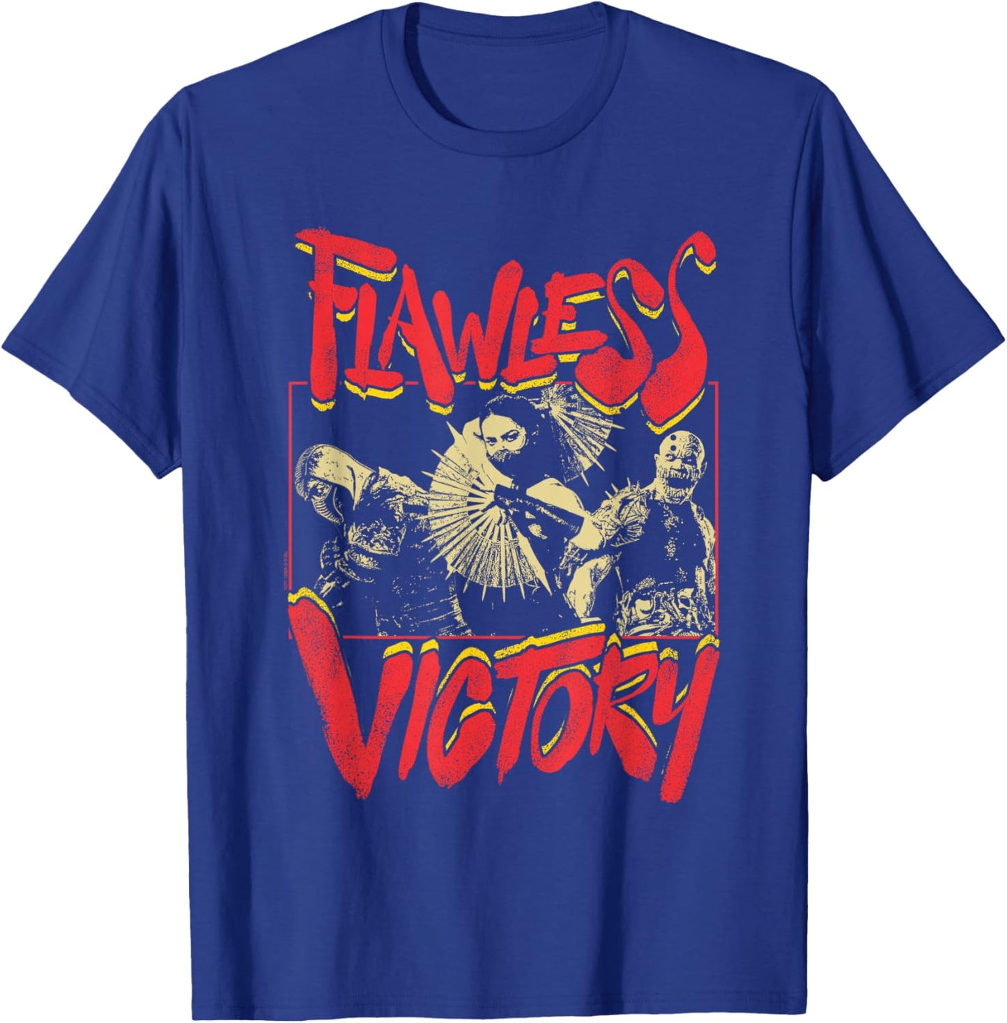 Flawless Victory Group Pose Video Game Movie T-Shirt - T-Shirt | Royal
